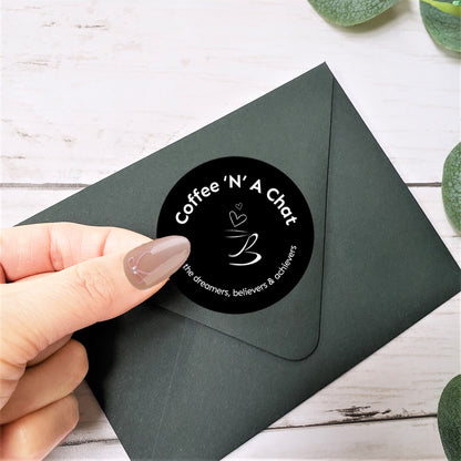 Envelope Stickers Black