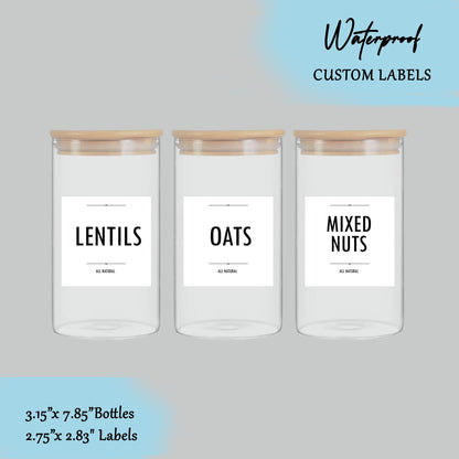 Minimalist Pantry Labels