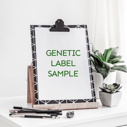 Genetic label Sample