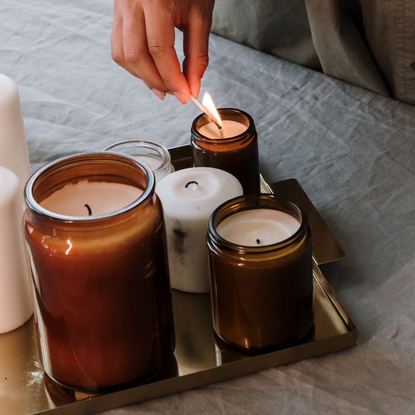 Personalized Welcome Home Holiday Gift Candle