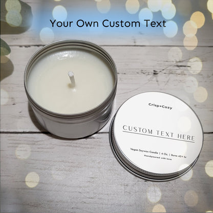 Personalized Candle gift set
