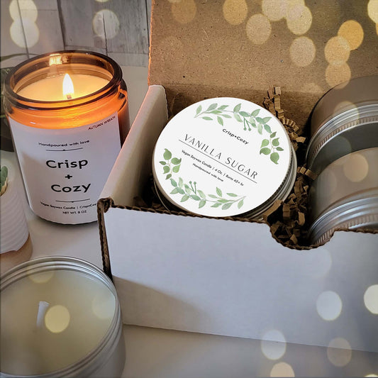 4 Scented Candle gift set