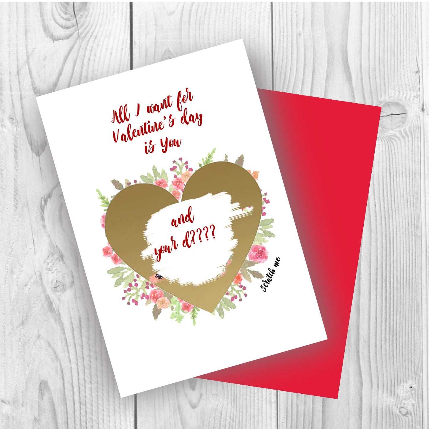 Valentine's Day Card - All I want for Valentine's day is...