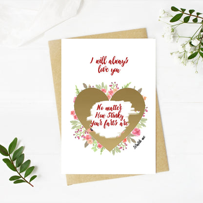 Valentine's Day Card - I will always love you