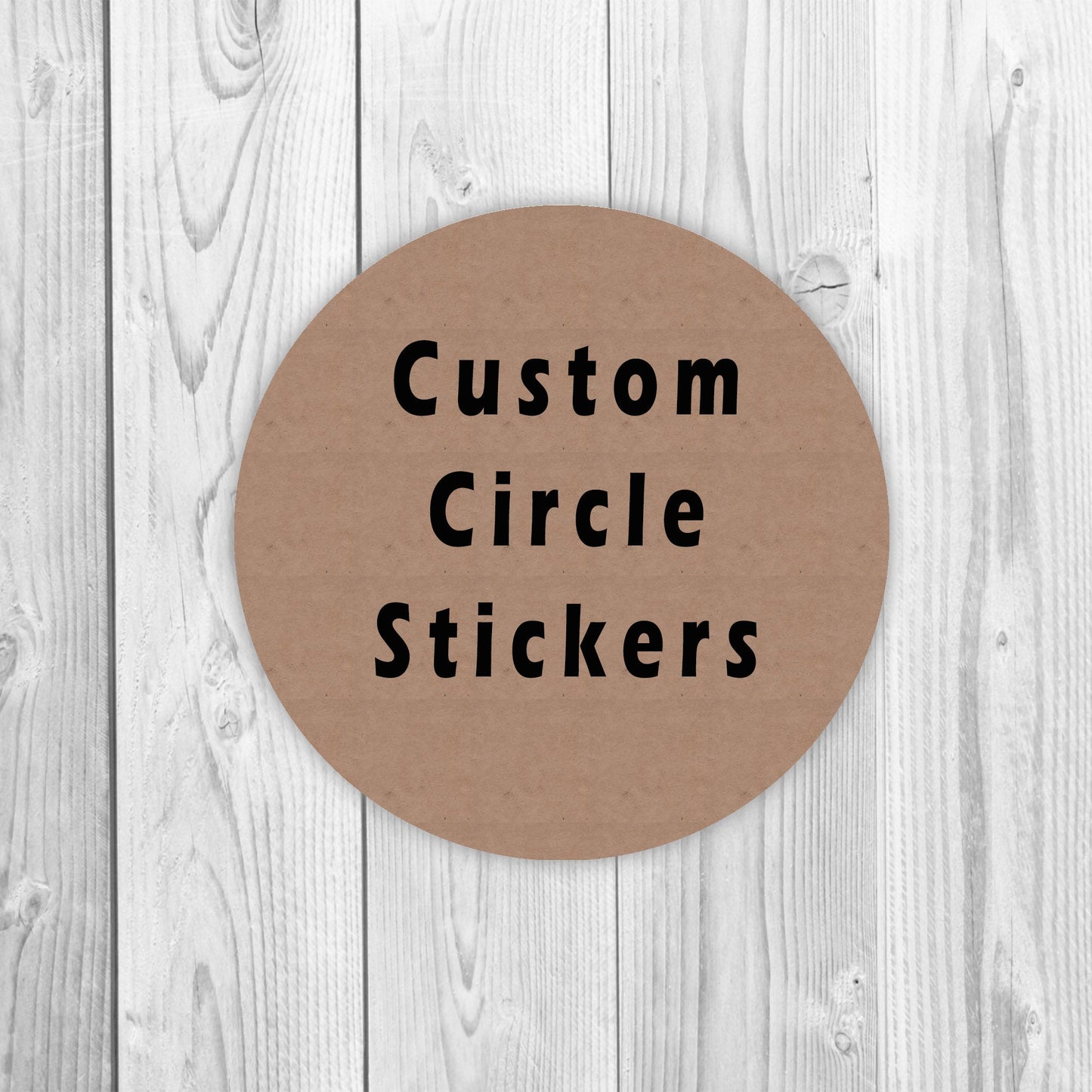 Custom Round Stickers