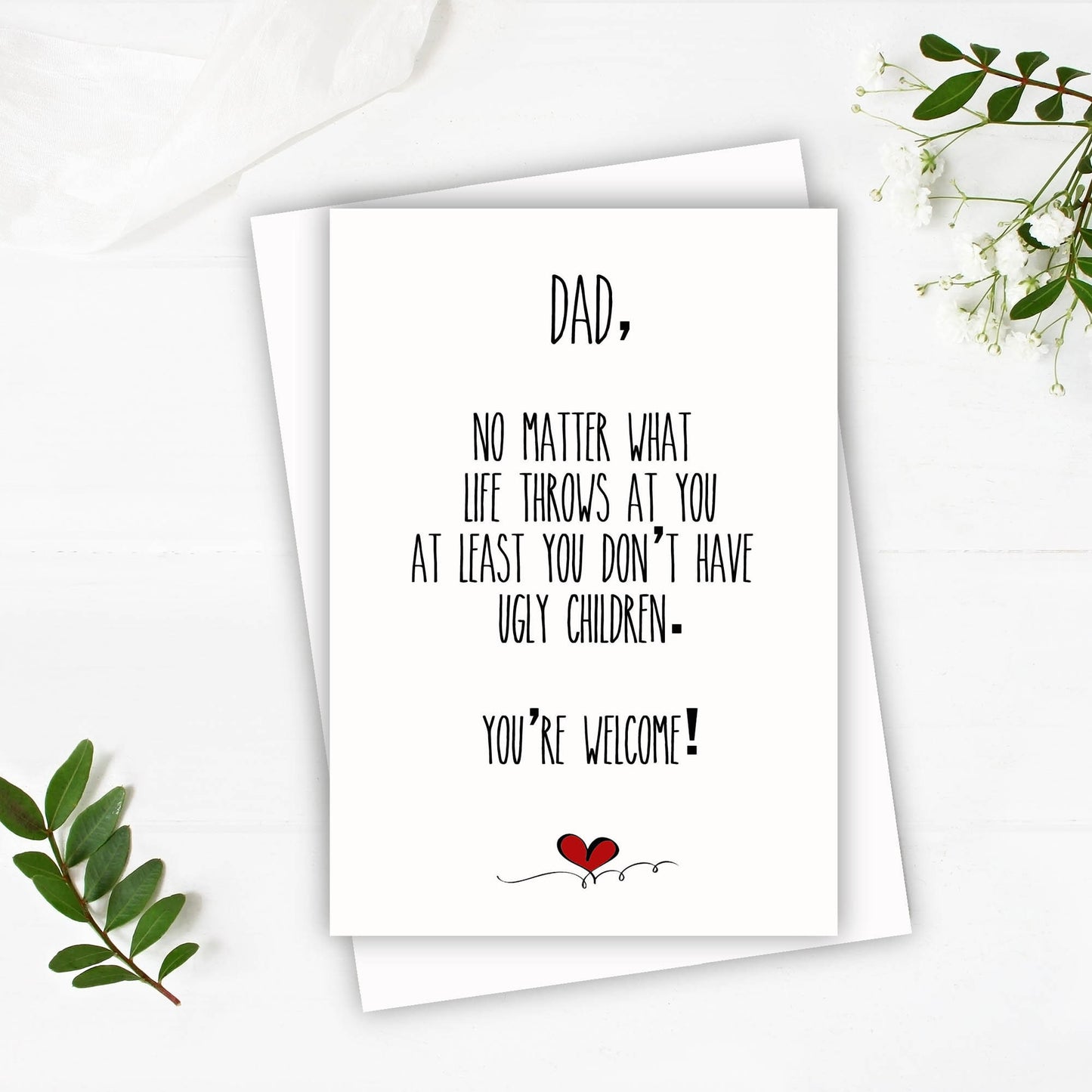 Father's day Card - DAD, You're welcome