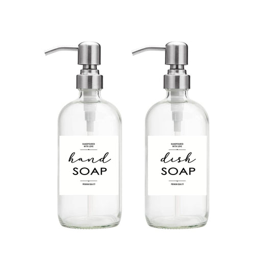 Modern Soap Bottle Labels