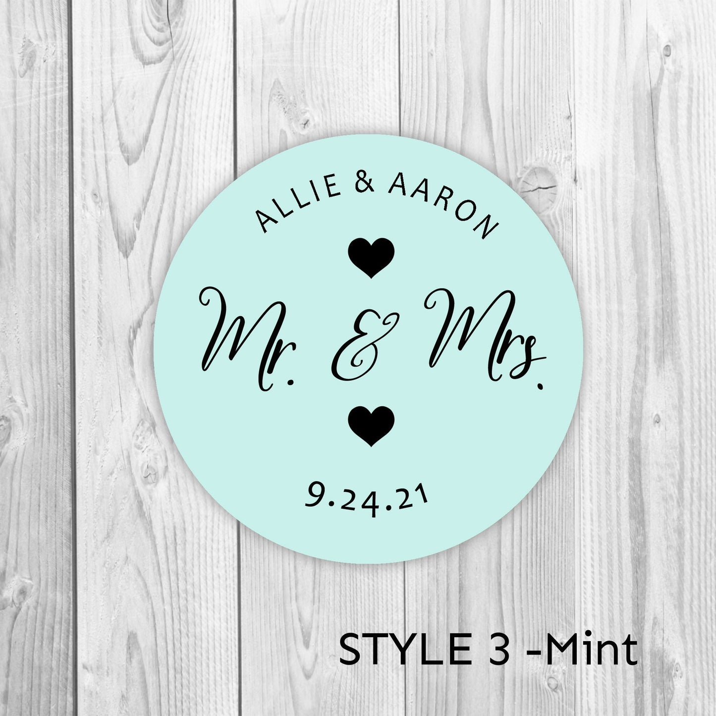 Wedding Favors Stickers