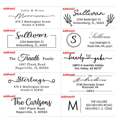 Personalized Return Mailing Stickers