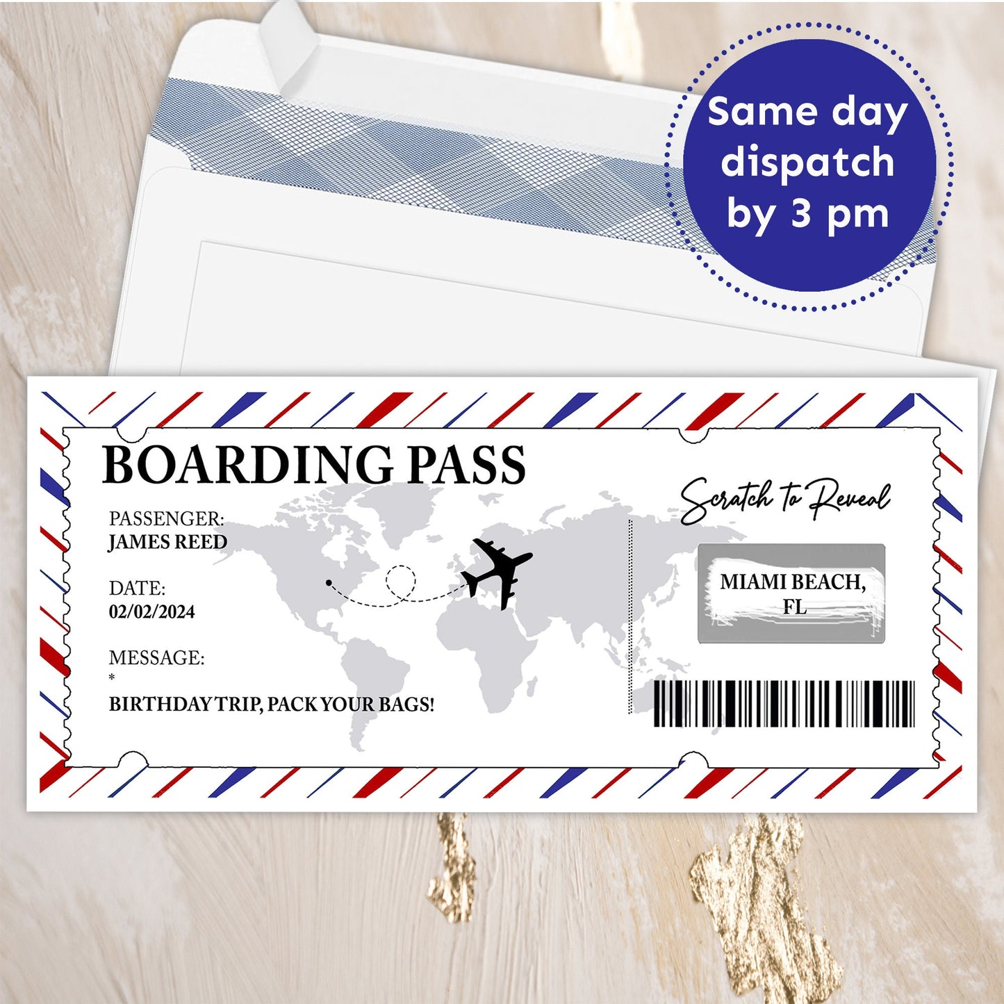 Custom Boarding Pass